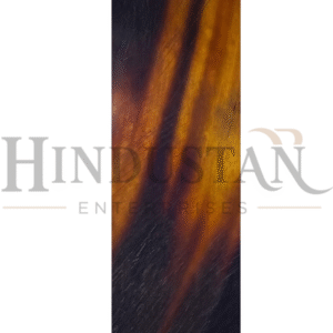 Handcrafted Natural Buffalo half Line Brown Horn Plates for Horn Rimmed Eyeglasses, Eyewear, Optical Frames & Knife Handle Making