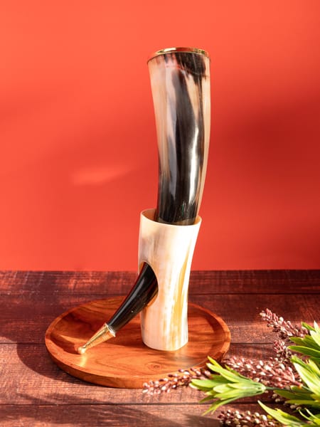 Buffalo Drinking Horn