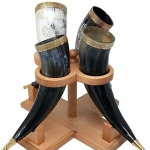 Buffalo-Horn-Viking-drinking-horn-set-4-hindustan-enterprises