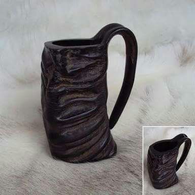 buffalo-unpolished-natural-horn-mug-hindustan-enterprises-manufacturer-horn-and -bone-products