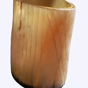 Authentic white drinking horn mug by Hindustan Enterprises