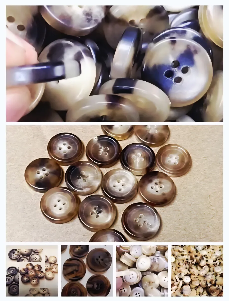 Polished Horn Button - Image 3