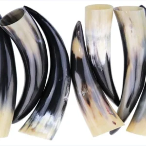 Polished Viking horn cup handmade